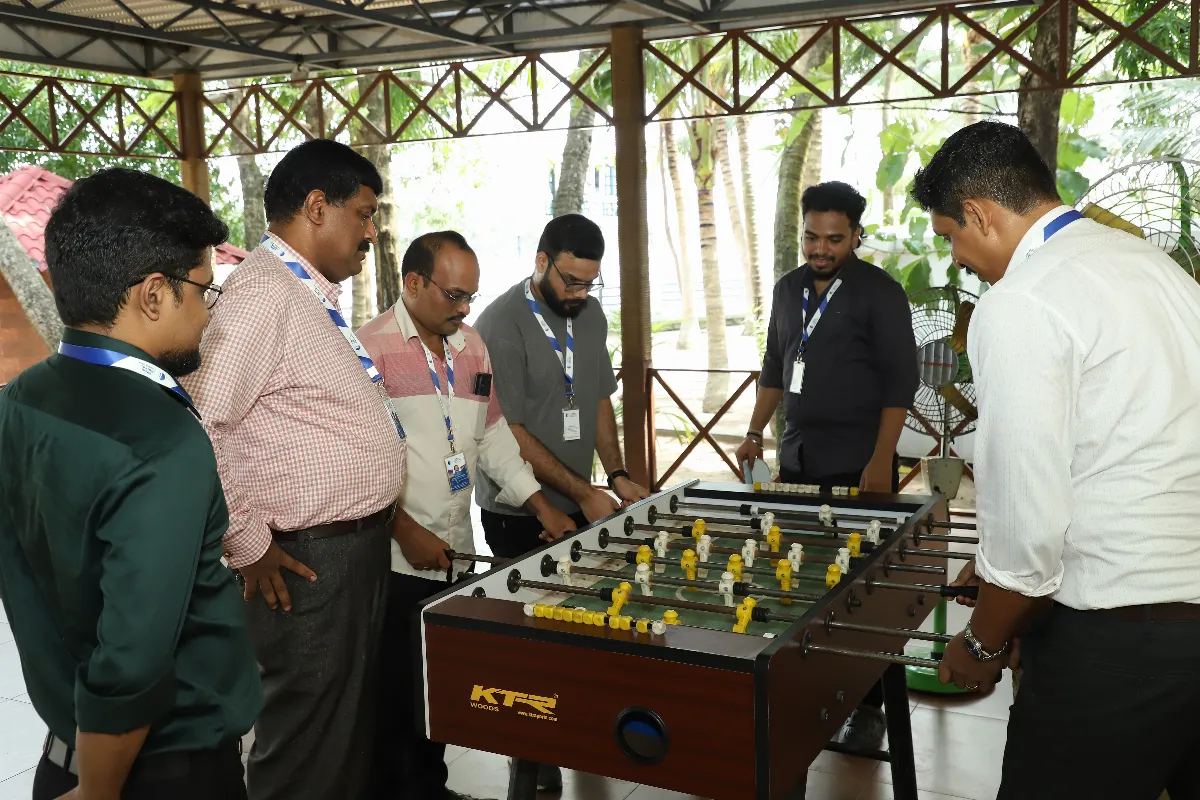 Foosball break at the Gilead Digital studio